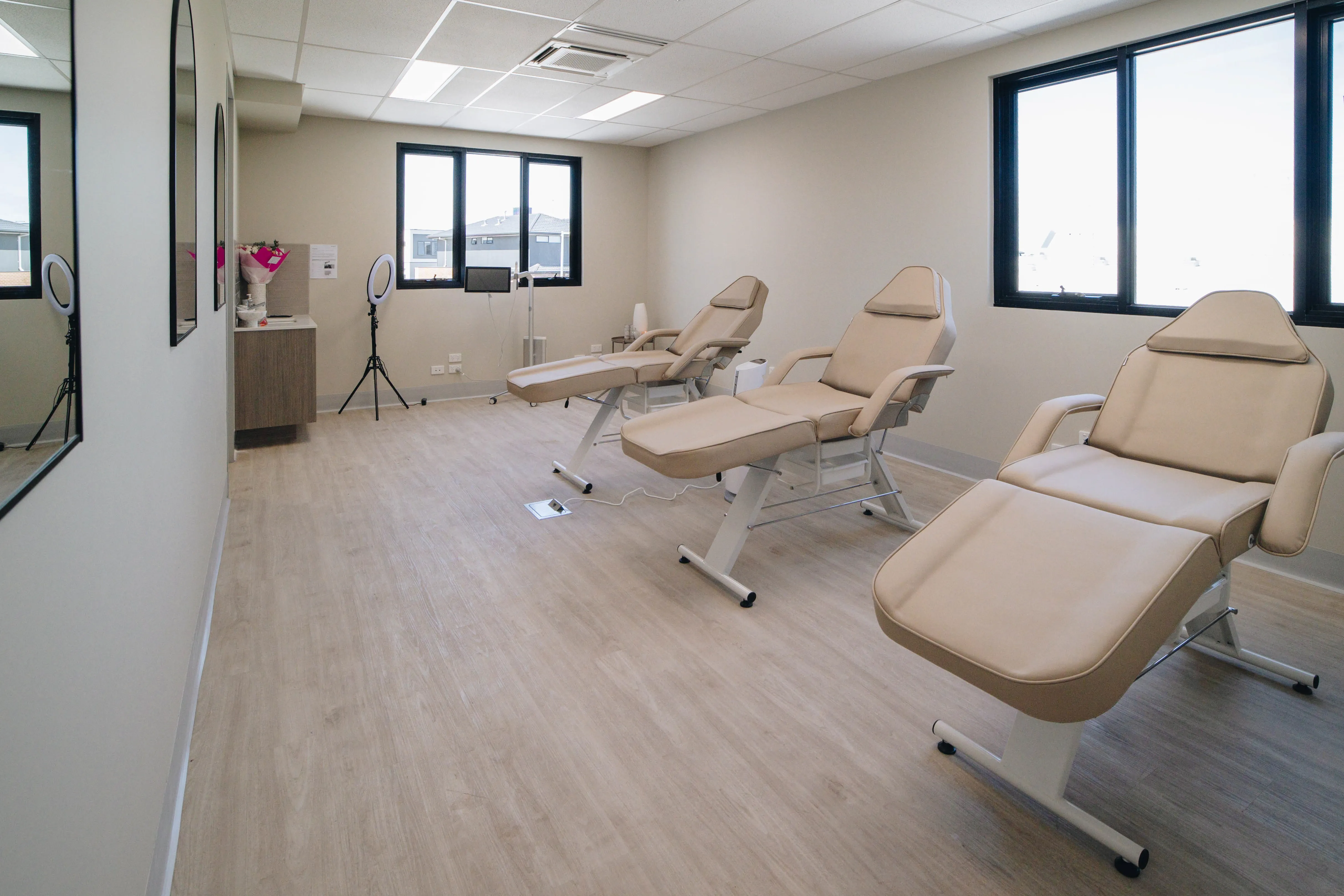 Inside of the dentl studio