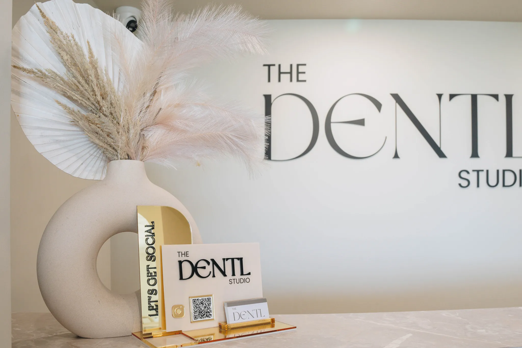 Inside of the dentl studio