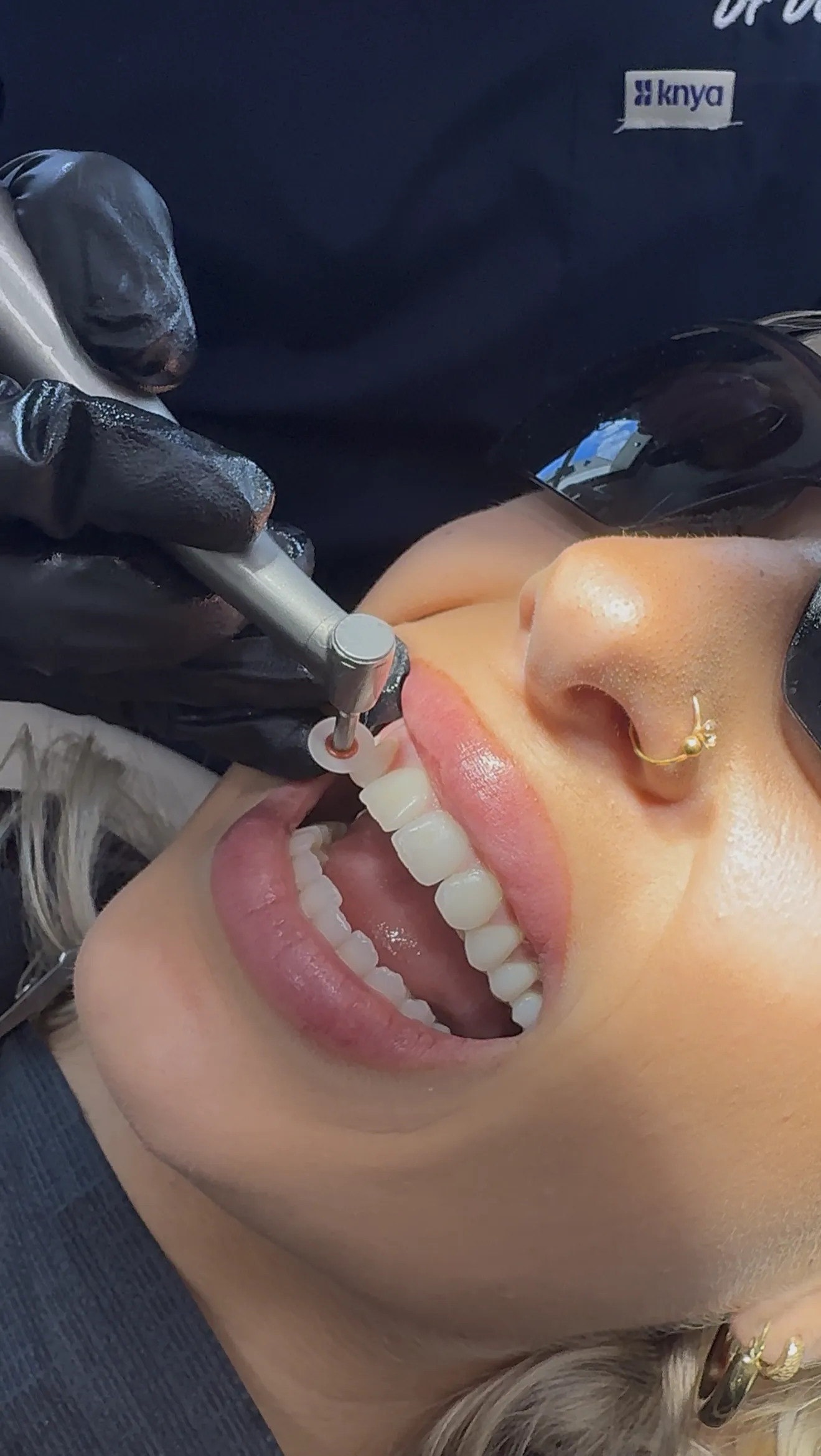 Inside of the dentl studio