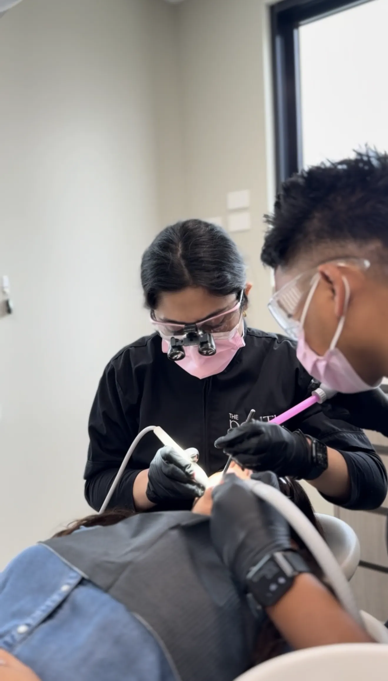 Inside of the dentl studio