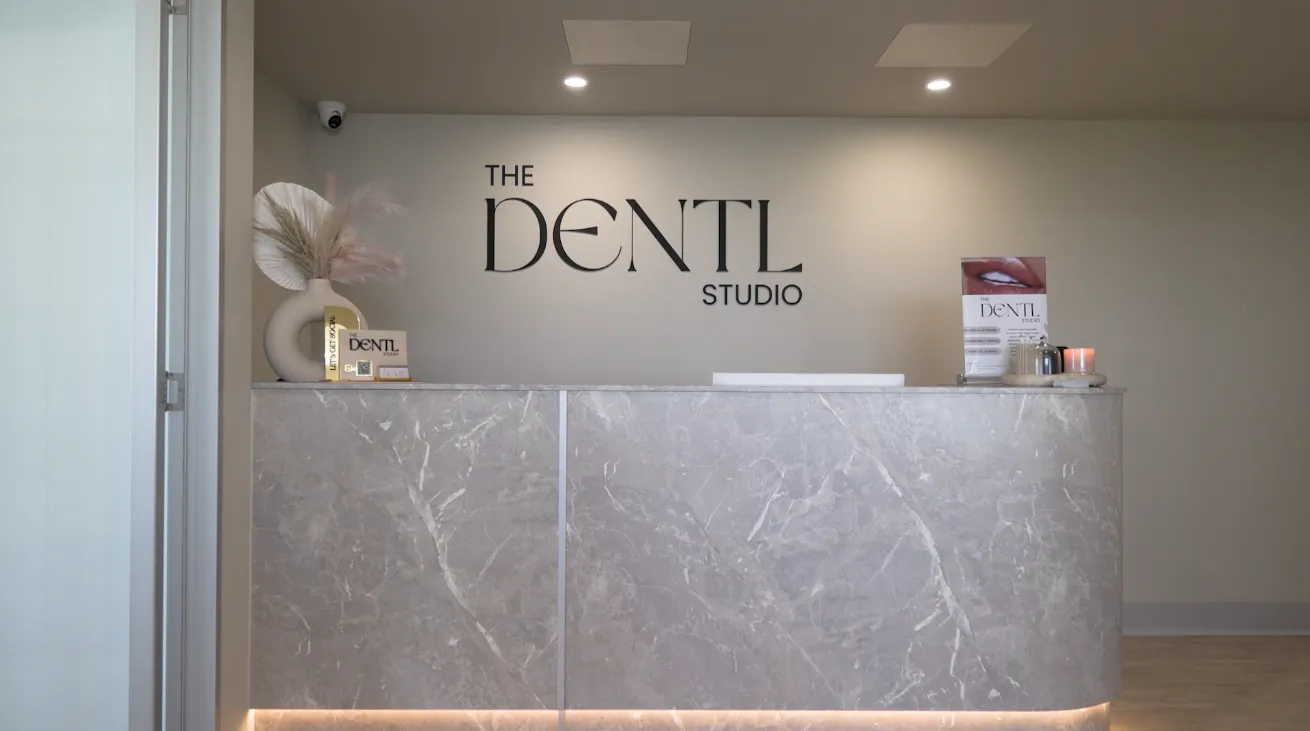 Inside of the dentl studio